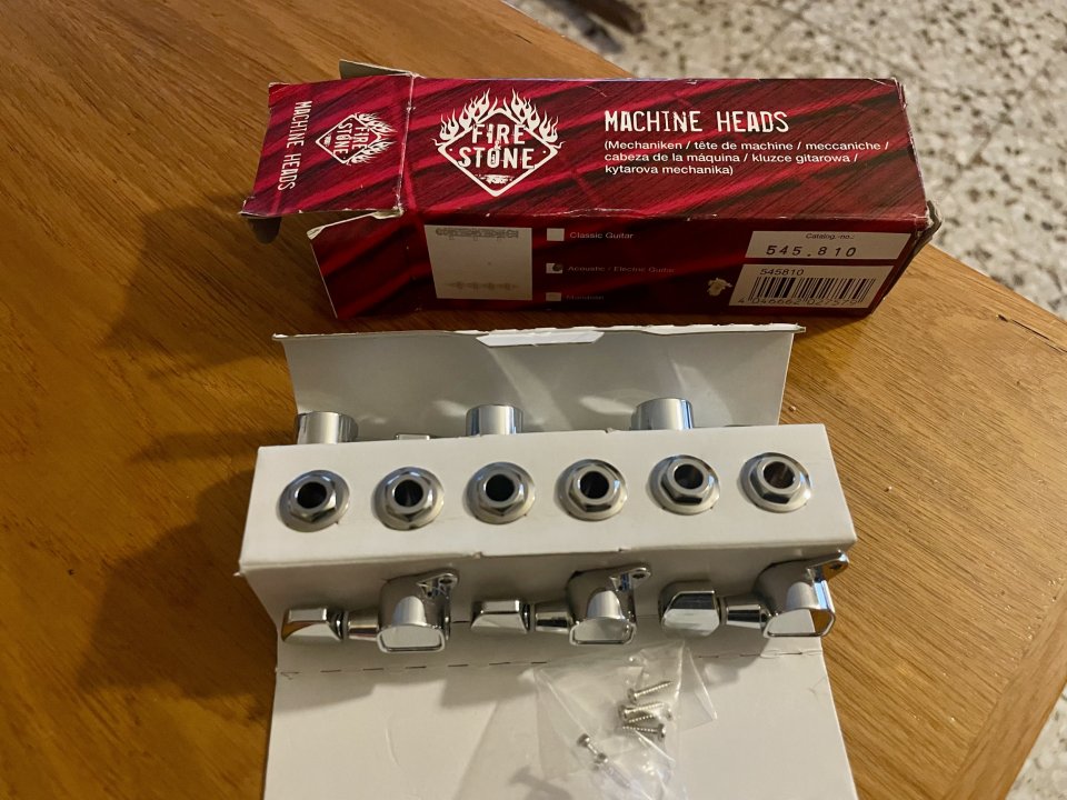 Clavijero Fire & Stone para guitarra acústica