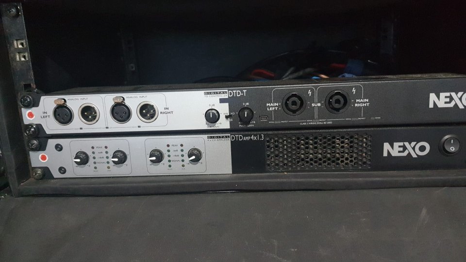 Nexo Dtd procesasor Dtdamp 4x 1.3kw de segunda mano · Guadalajara · 2300 €