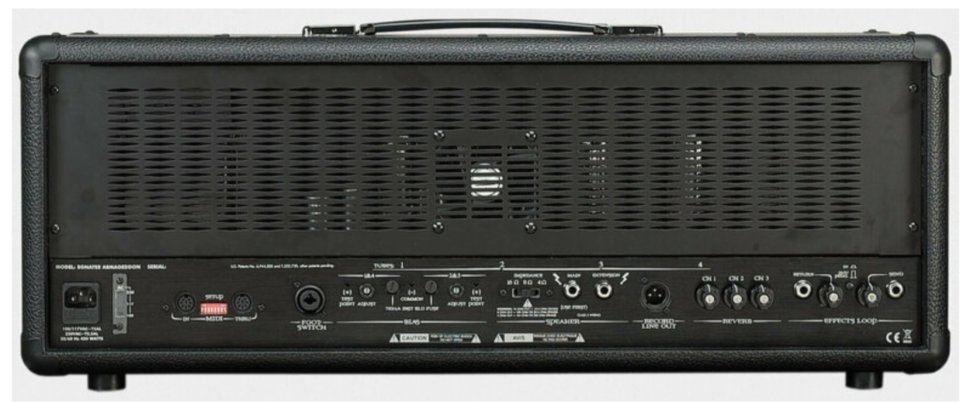 Cabezal de guitarra Egnater Armageddon + pantalla Egnater 4x12 + pedalera