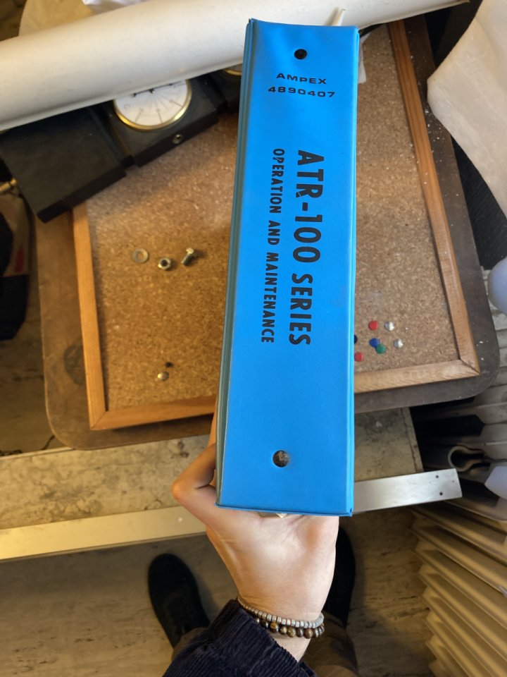 Manual completo Ampex ATR-100 Series de segunda mano · Foto 2 de 4 · Madrid · 100 €