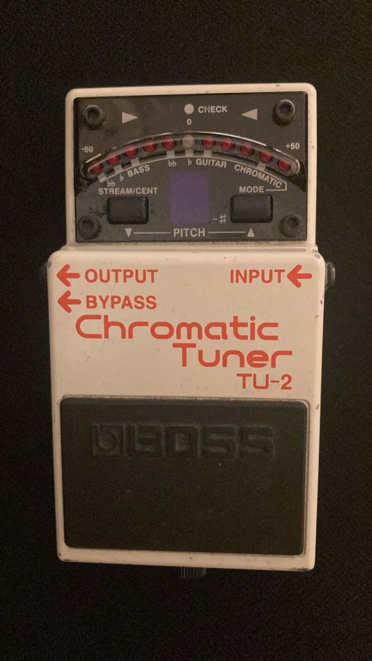 Pedal afinador BOSS CHROMATIC TURNER TU-2