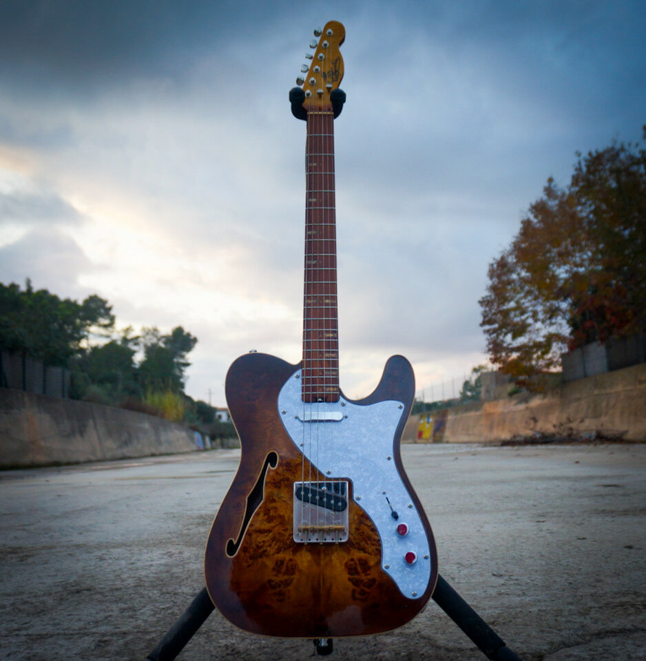 Telecaster thinline de Luthier