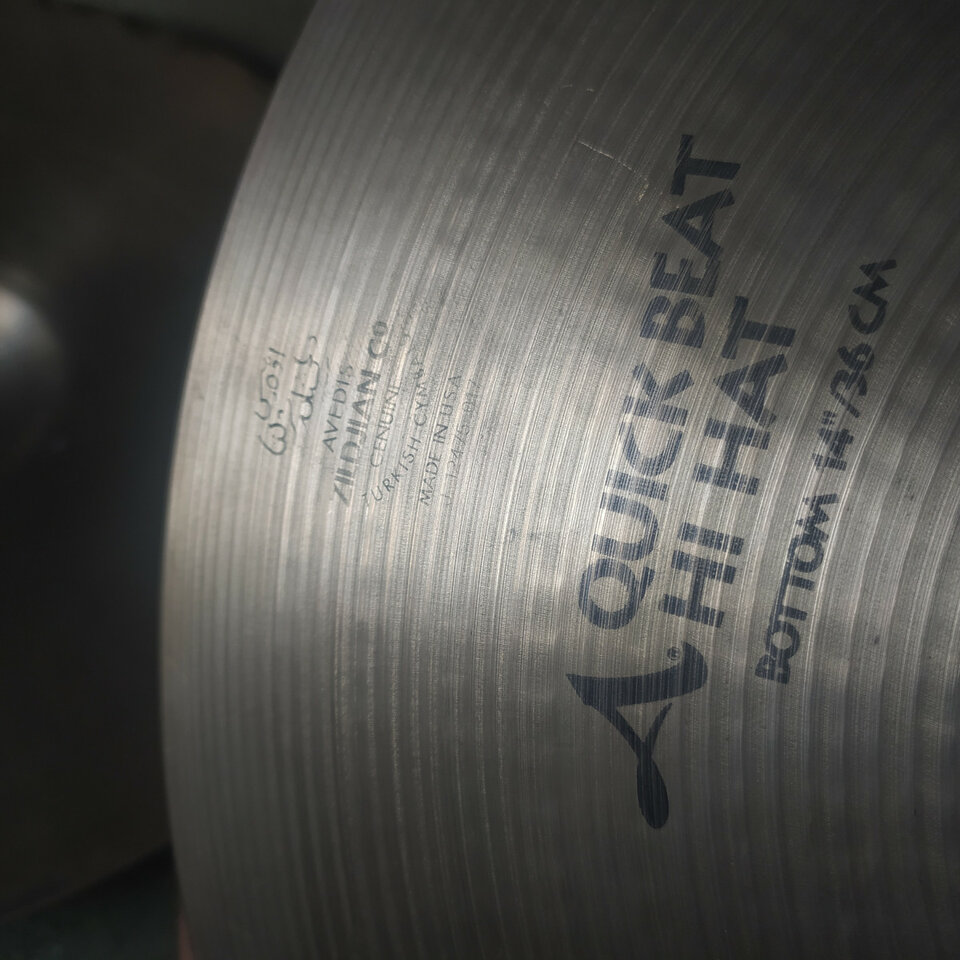 o vendo Hihat Zildjian Avedis 14" vintage