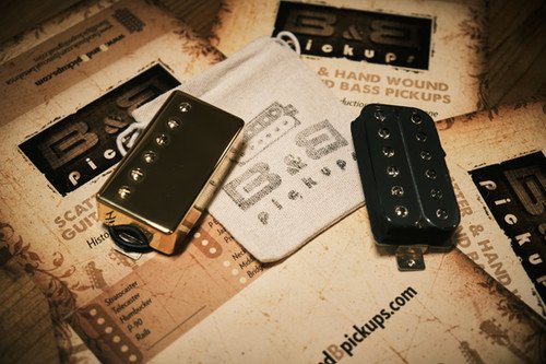 Set de pastillas B&B pickups Late 50 doradas