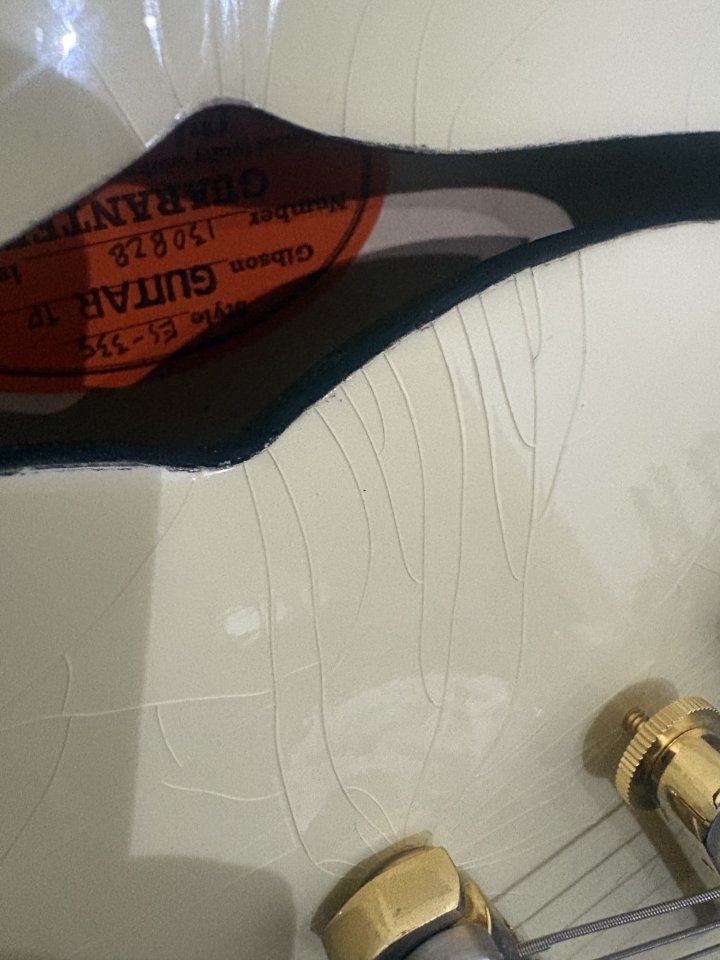 Cambios; Gibson ES335 ‘64 murphy lab polaris white