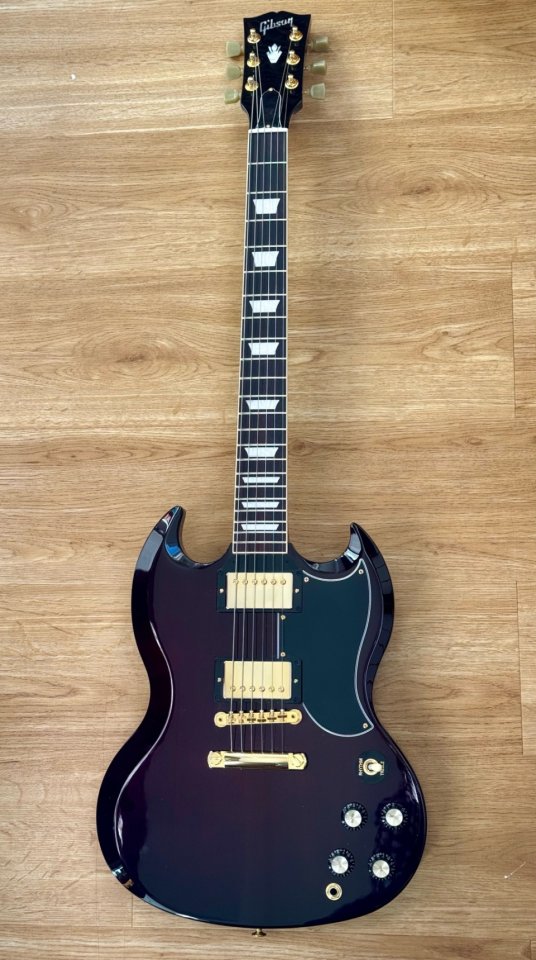 Gibson SG 61 Aged Cherry - Hardware Dorado