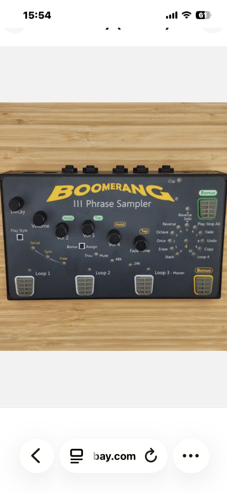 BOOMERANG Looper pedal de segunda mano · Madrid