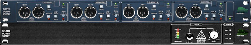 4 Previos Mic / Line y Splitter BSS ( London)