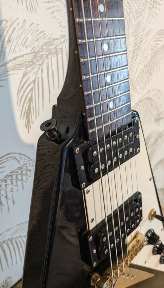 Epiphone Flying V 58 Korina 7 cuerdas