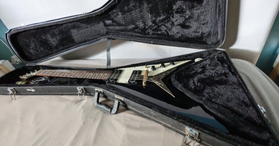 Epiphone Flying V 58 Korina 7 cuerdas