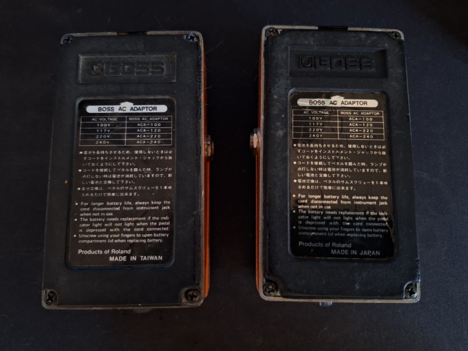 Pedales,Boss DS1 1987 Y 1991, TR2, DOD Volumen de segunda mano · Foto 4 de 6 · Las Palmas · 1 €