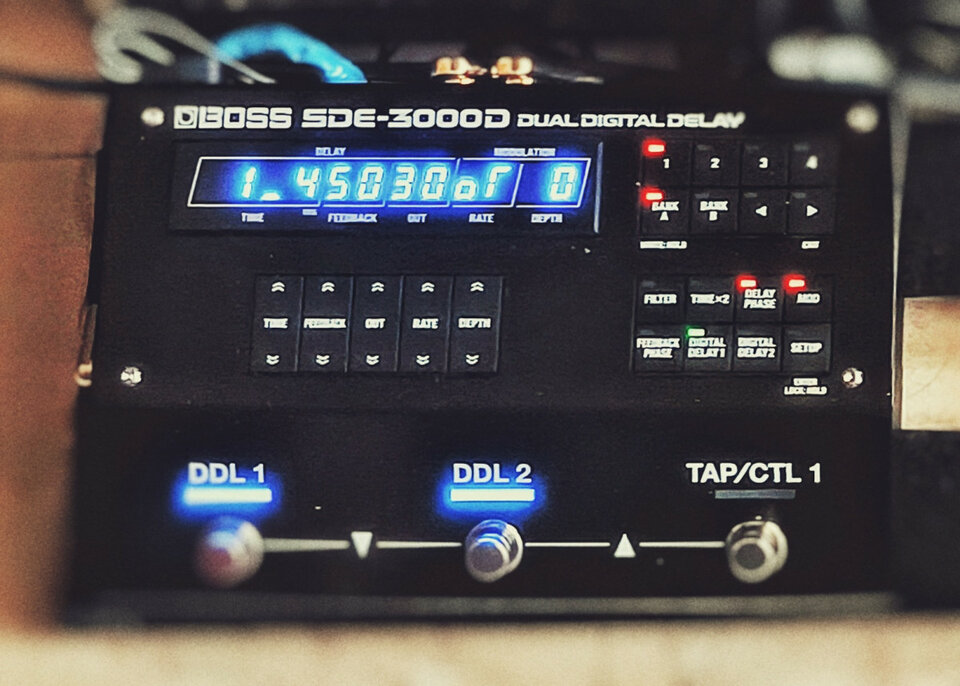 Dual delay digital Boss SDE-3000