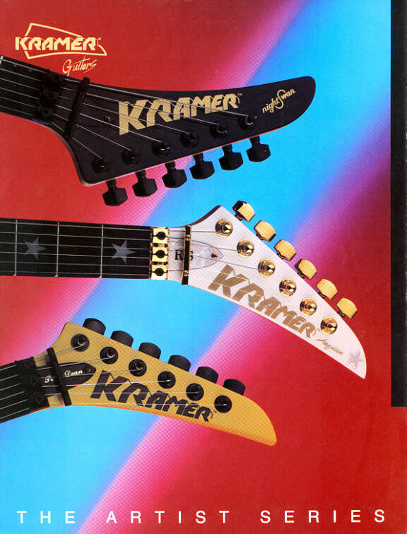 VENDIDA . KRAMER Pacer Custom I 1988-1990. -Candy Red", Metallic.