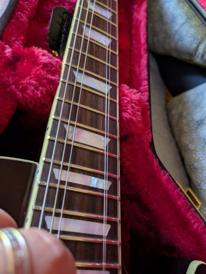 Epiphone Les Paul Jeff Beck Oxblood IBGC modificada de segunda mano · Foto 5 de 10 · Madrid