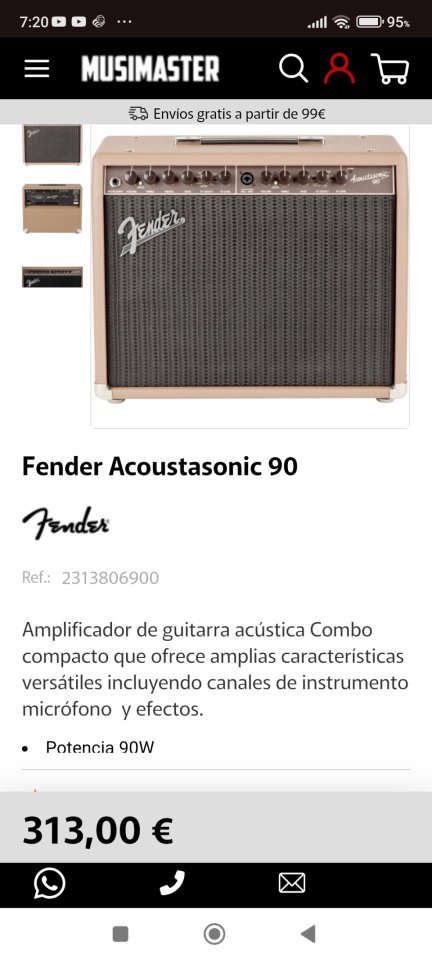 Fender acoustasonic 90 w