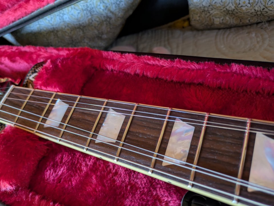 Epiphone Les Paul Jeff Beck Oxblood IBGC modificada de segunda mano · Foto 6 de 10 · Madrid