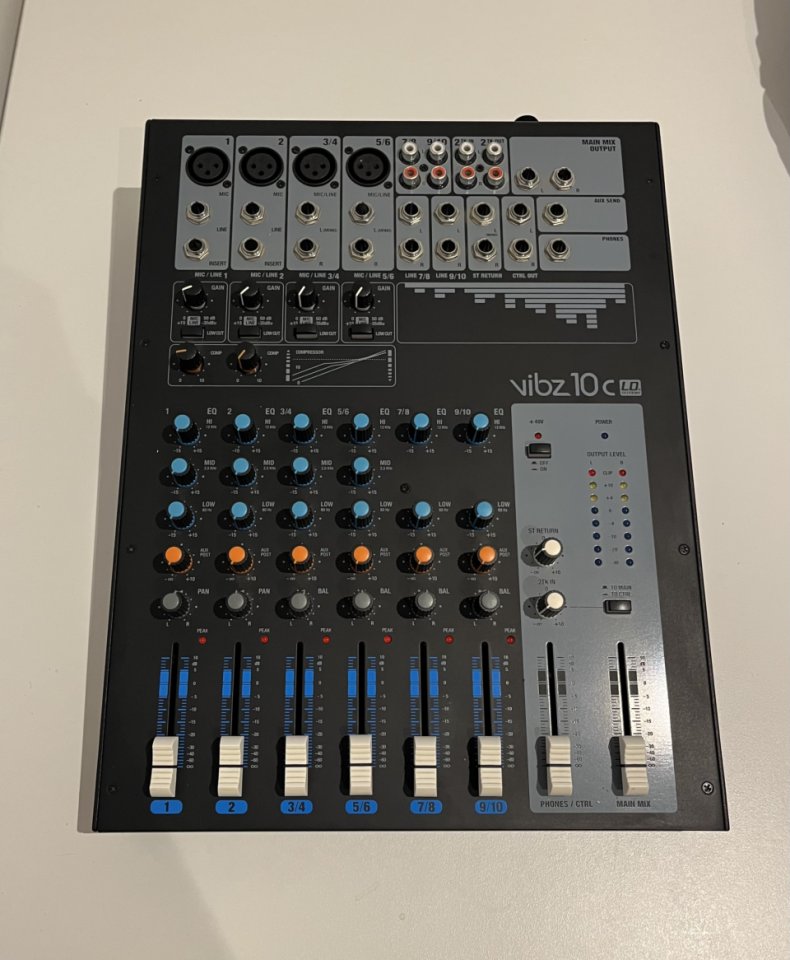 LD Systems VIBZ 10 C - Mezclador 10 canales