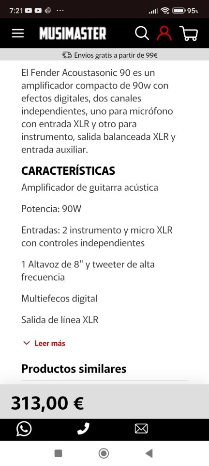 Fender acoustasonic 90 w