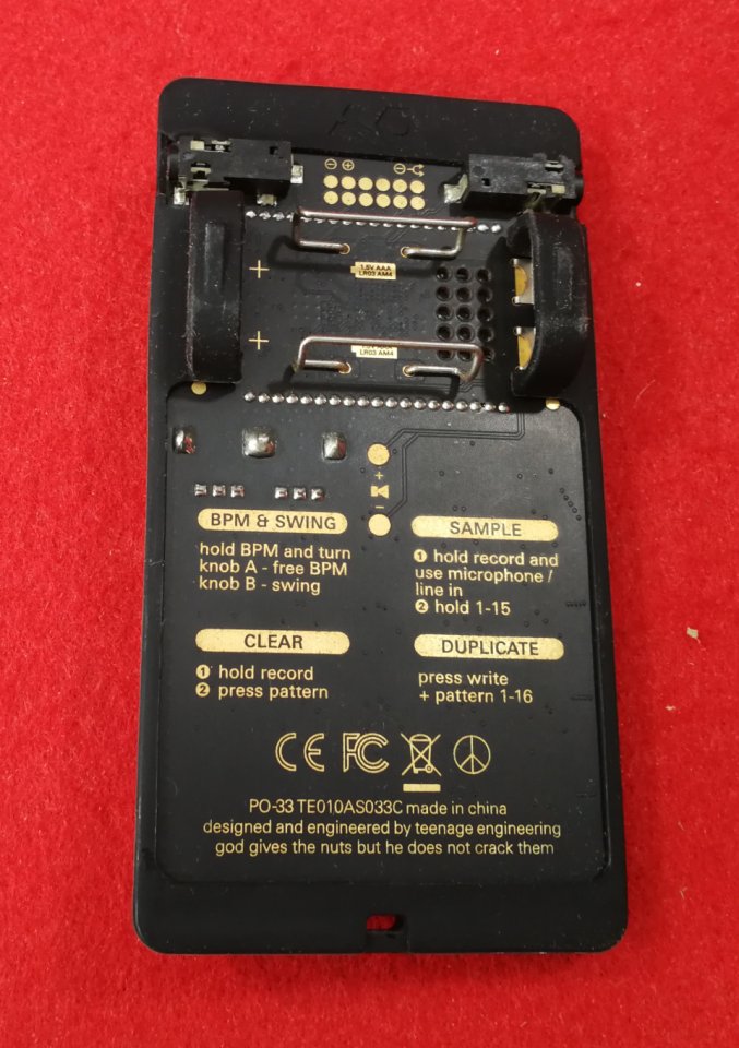 Teenage Engineering PO-33 Pocket Operator K.O