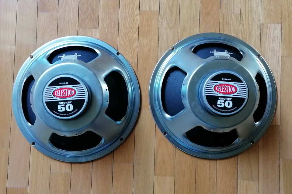 2 Celestion Rocket 50