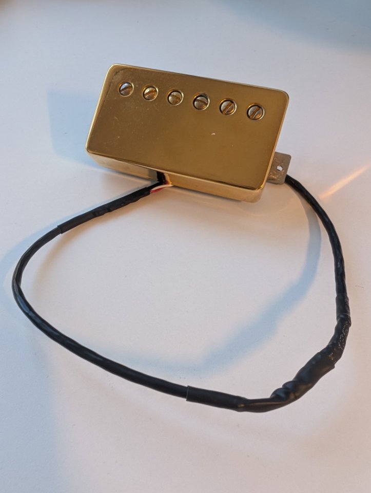 Seymour Duncan 59 SH-1 Neck Gold Cover 4C (LEER)