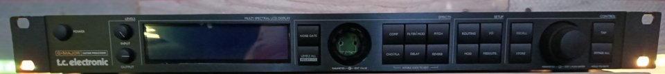 Multiefectos Tc Electronics Gmajor + pedal Gminor