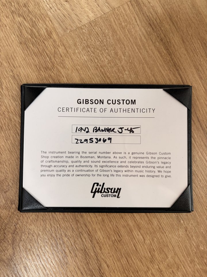 Gibson J45 1942 “Banner” de segunda mano · Foto 9 de 10 · Barcelona · 3800 €