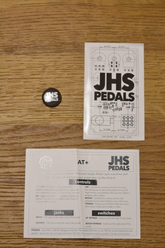 Pedal de guitarra JHS AT+