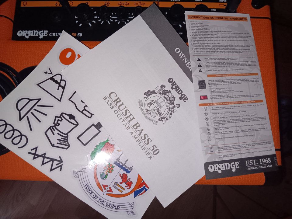 Amplificador bajo Orange Crush Bass 50