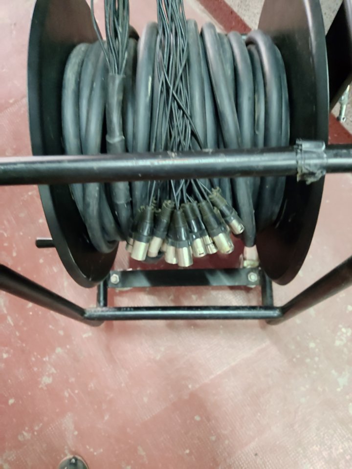 Manguera multipar audio 16-4 con carro