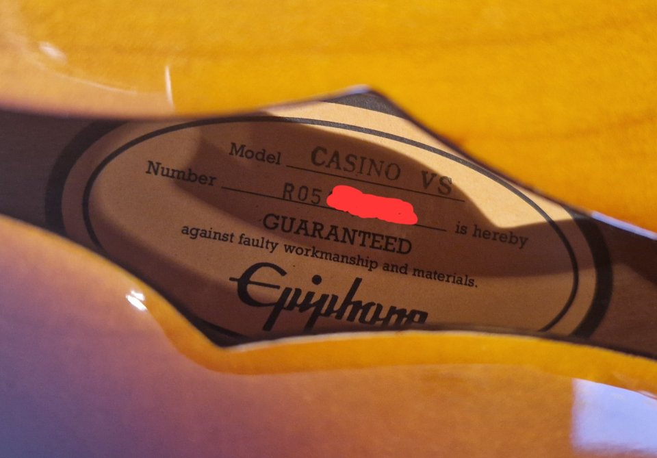 Epiphone Casino Peerless