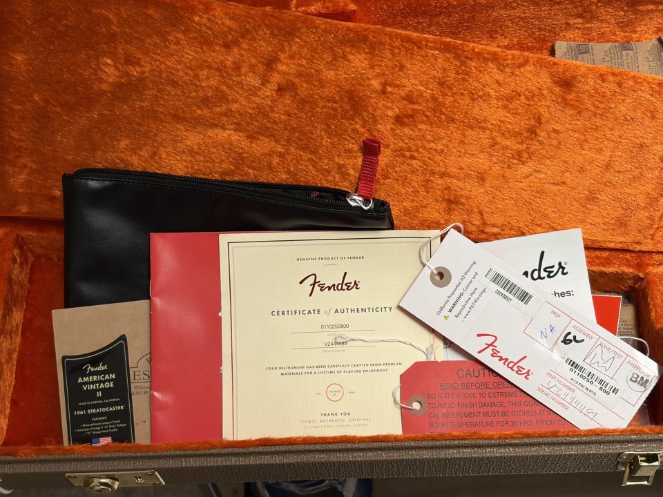 Fender American Vintage II 1961 Stratocaster RW 3TS de segunda mano · Foto 8 de 8 · Las Palmas · 1850 €