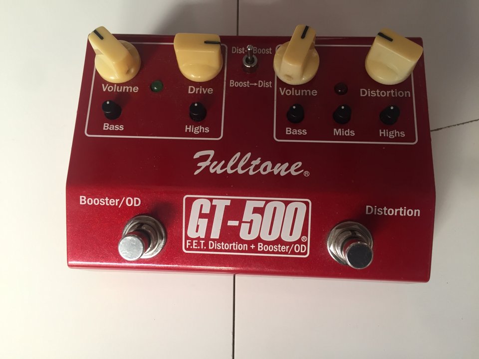 Pedal fulltone Gt-500 distorsion + booster
