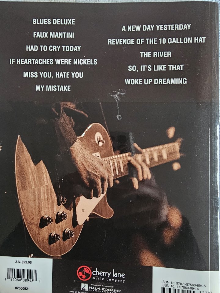 Best of Joe Bonamassa - Libro de Tablaturas