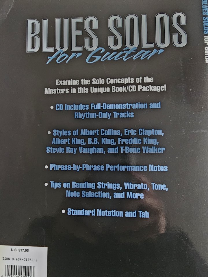 Blues Solos for Guitar by Keith Wyatt