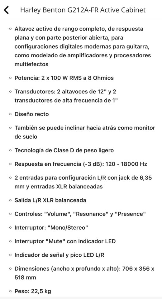 Harley Benton G212A-FR