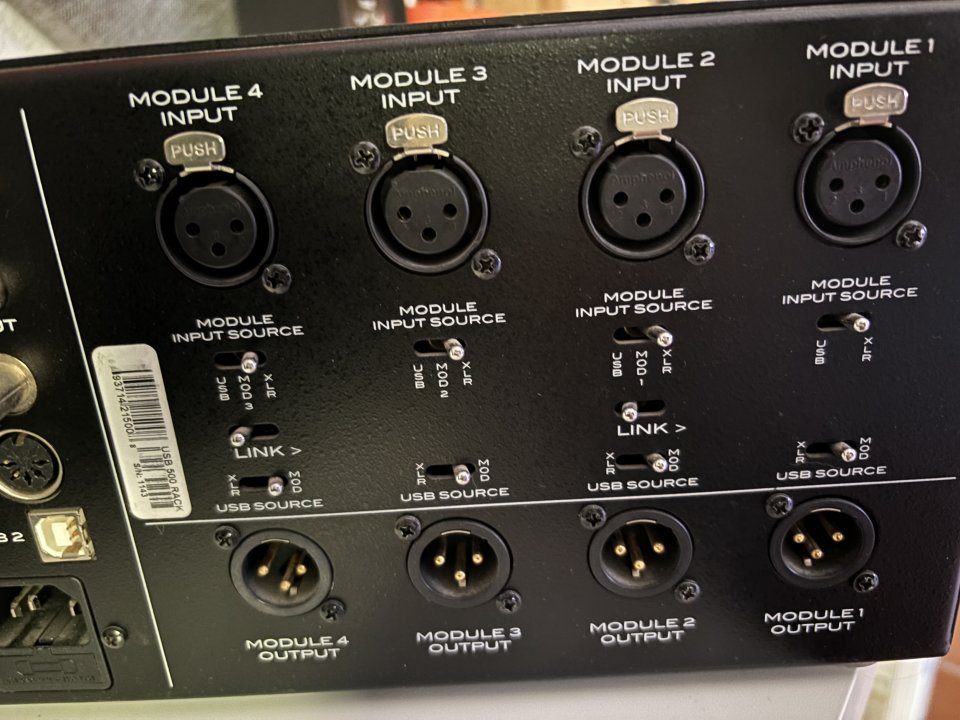 Aphex USB500 - Rack Serie 500 e Interfaz USB de segunda mano · Foto 3 de 5 · Granada · 450 €