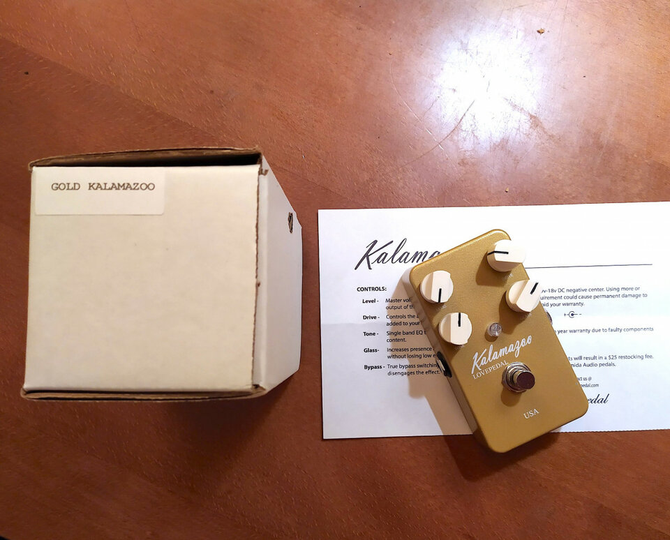 Lovepedal Kalamazoo GOD 2024 Gold. Envio gratis