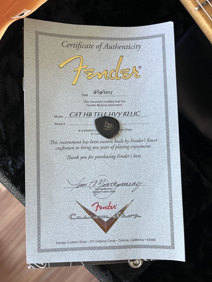 Telecaster Custom Shop Heavy Relic