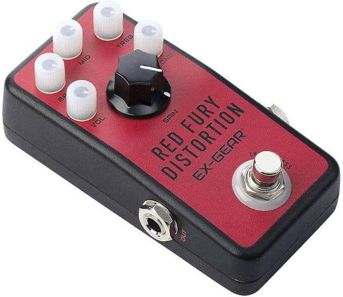 Pedal de distorsión Ex gear Red Fury.