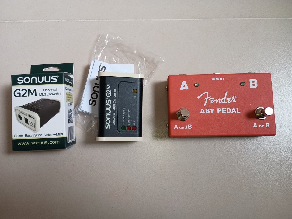 Sonnus g2m v3 + Fender ABY