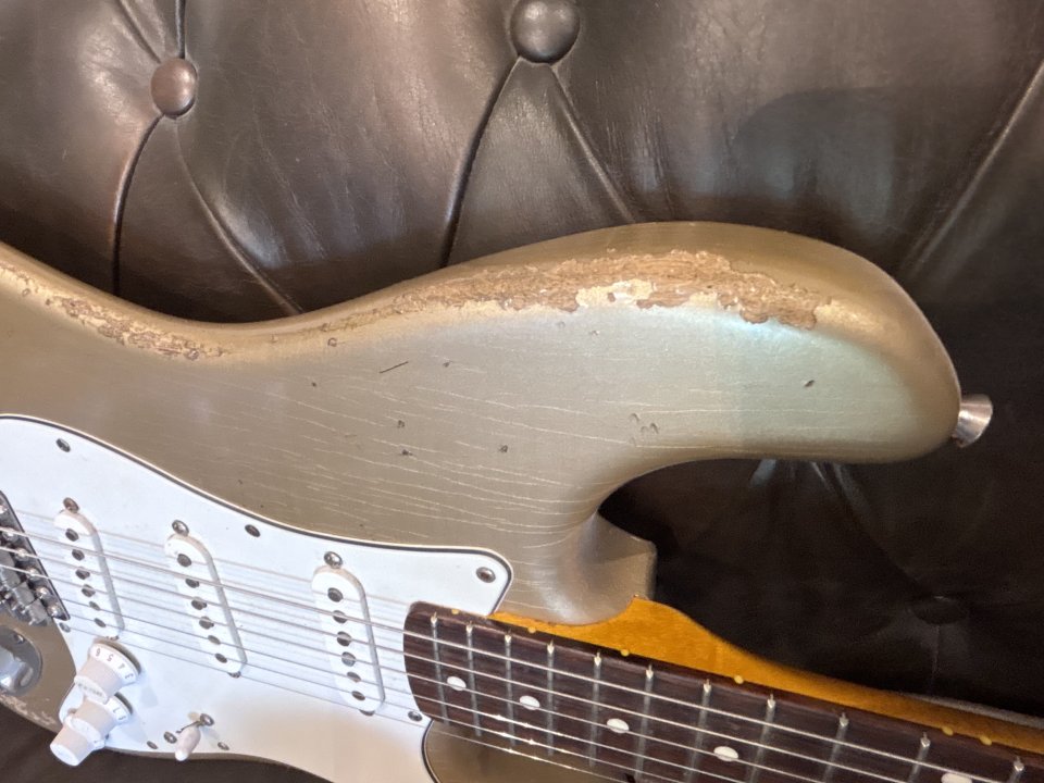 Fender Stratocaster U.S. Vintage 1997 Shoreline Gold de segunda mano · Foto 6 de 10 · Pontevedra · 1850 €