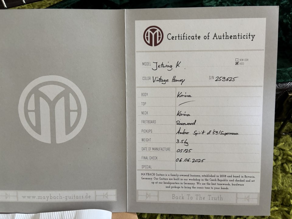 Maybach Jetwing Korina de segunda mano · Foto 7 de 10 · Pontevedra · 1800 €