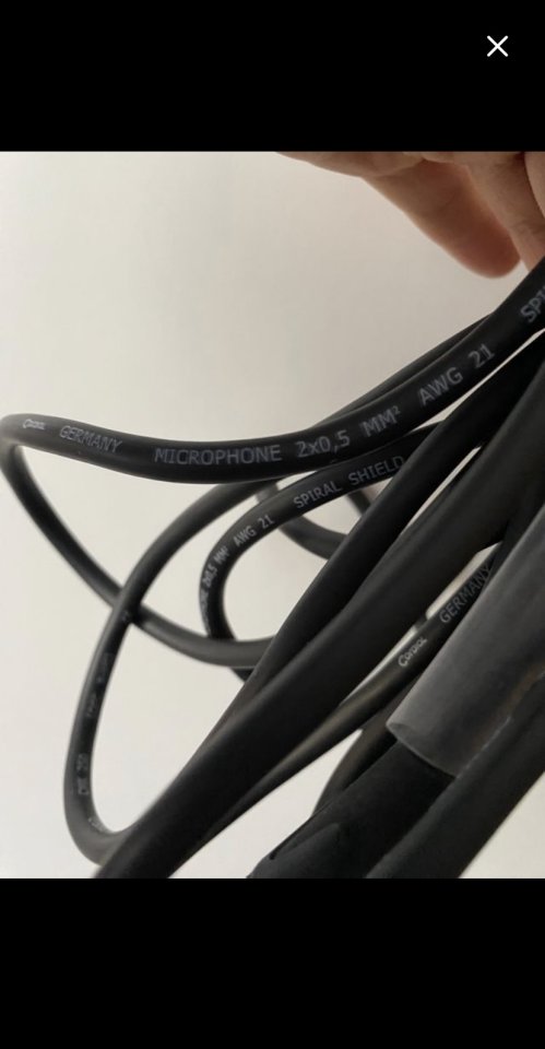 Cable Alemán de alta gama (para microfono)!