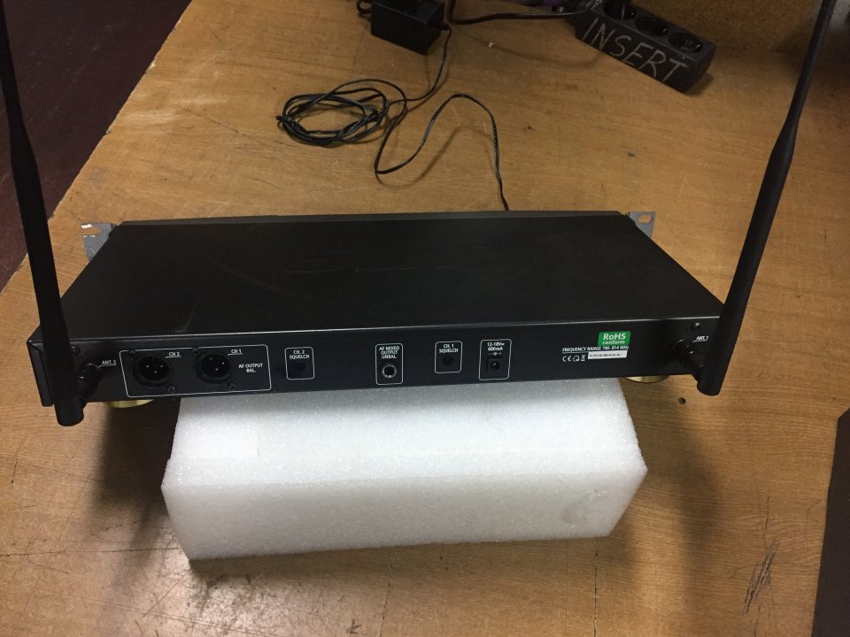 Set de 4 microfonos inhalambricos