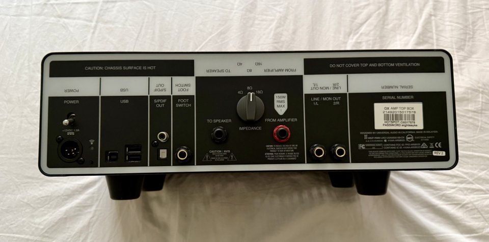 Universal Audio OX Amp Top Box Attenuator