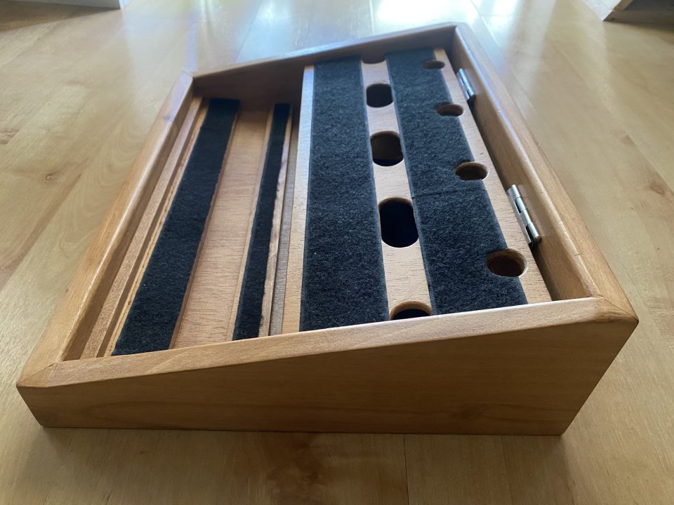 Pedalera personalizada madera guitarra/bajo