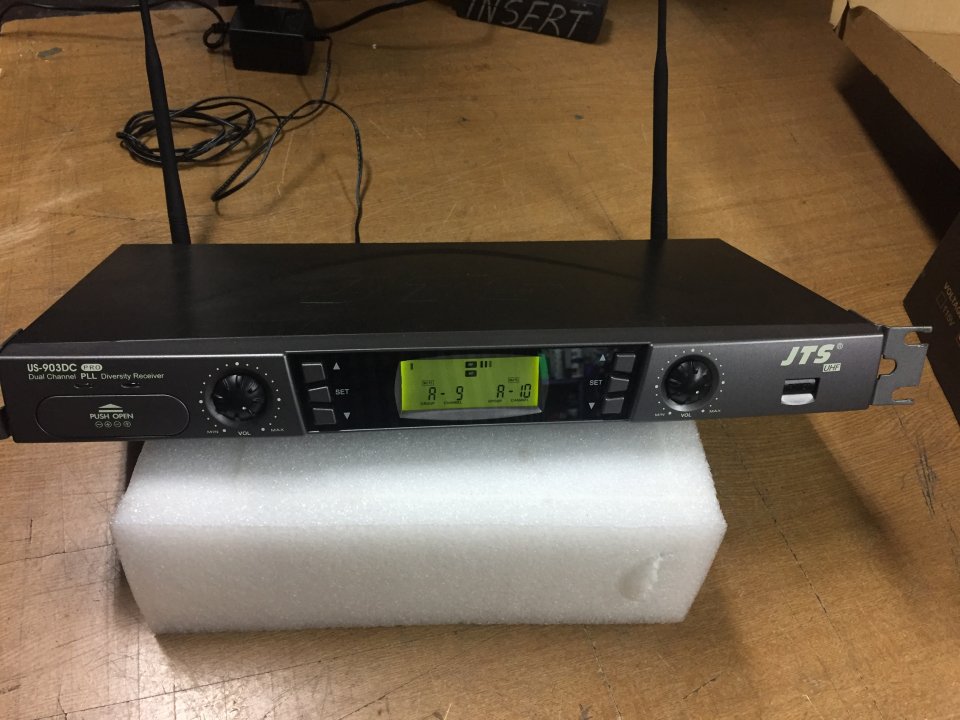 Set de 4 microfonos inhalambricos