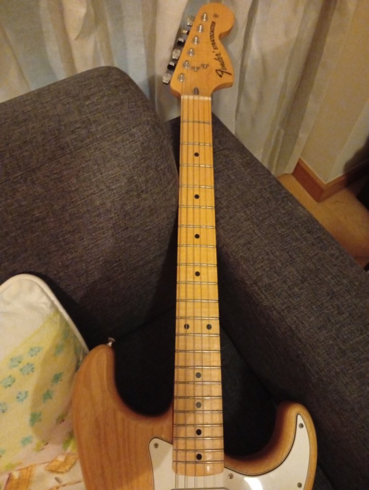 Mastil guitarra Fender stratocaster classic series 70s diapasón arce