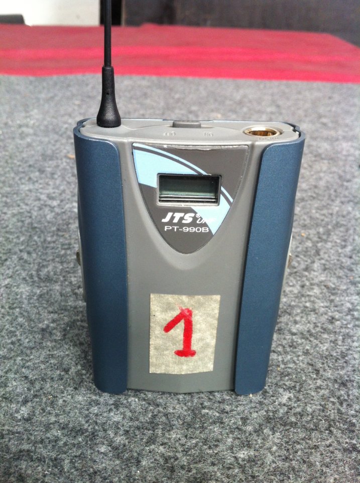 Set de 4 microfonos inhalambricos